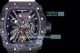 KV Factory Richard Mille RM 12-01 Tourbillon Watch NTPT Carbon White Rubber Strap (4)_th.jpg